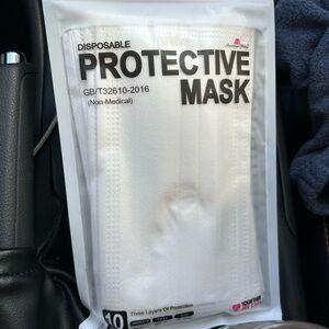 American Living Disposable Protective Mask - White